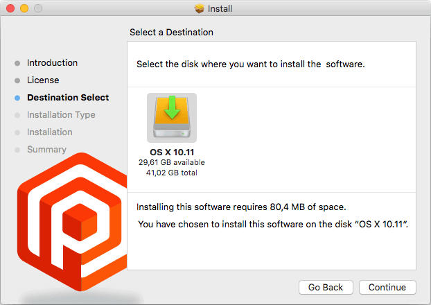 MacPlastic client - Installation directory