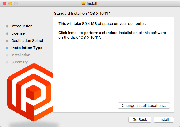 MacPlastic client - Installation