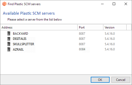 Scan network - Find servers