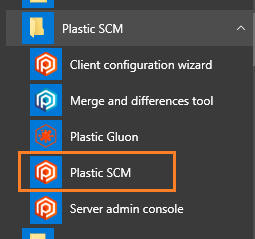 Windows - Run Plastic SCM