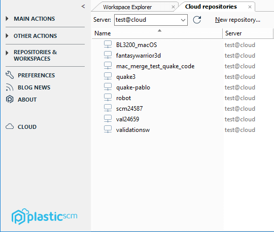 Cloud repository created