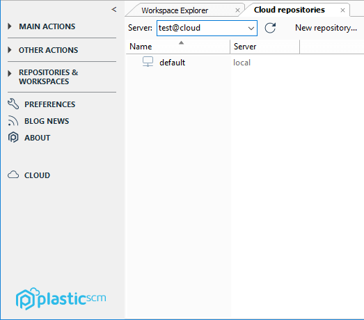 Enter cloud server name