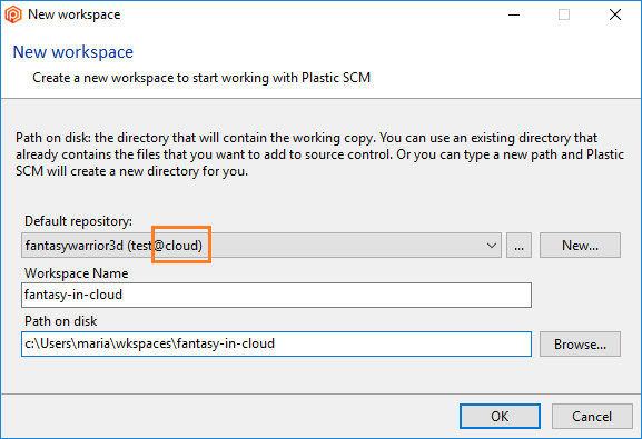 Connect a workspace to cloud