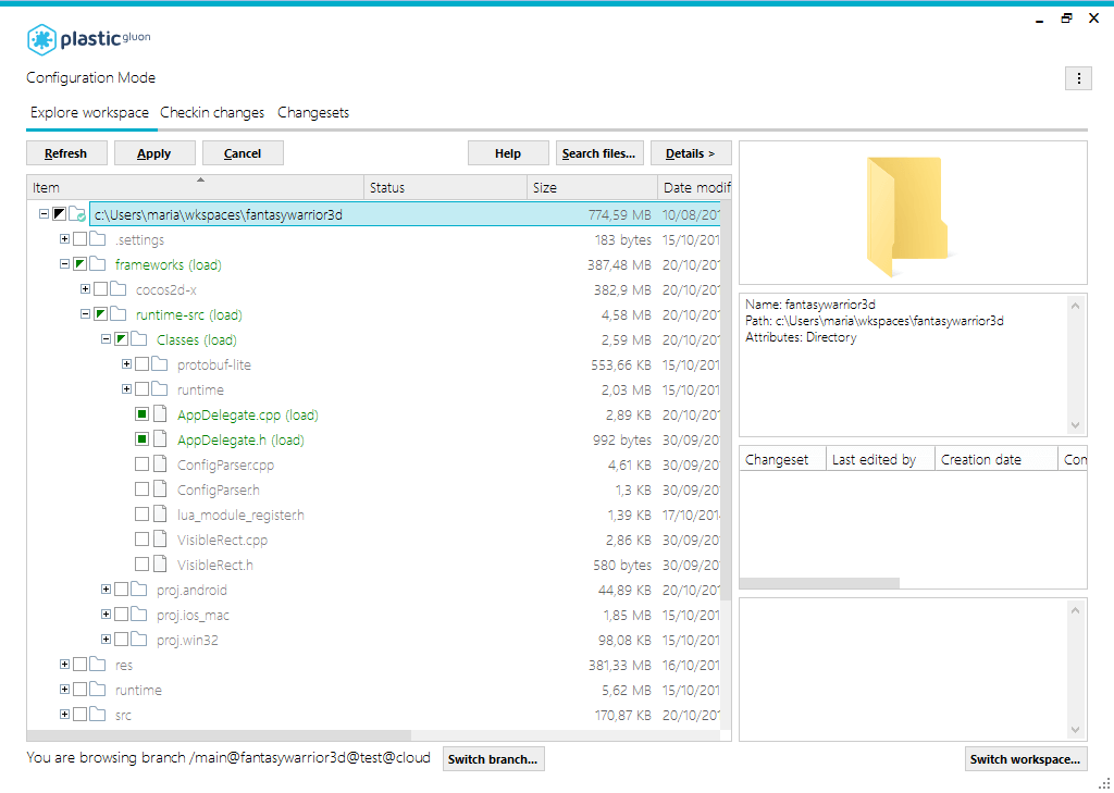 Configuration mode