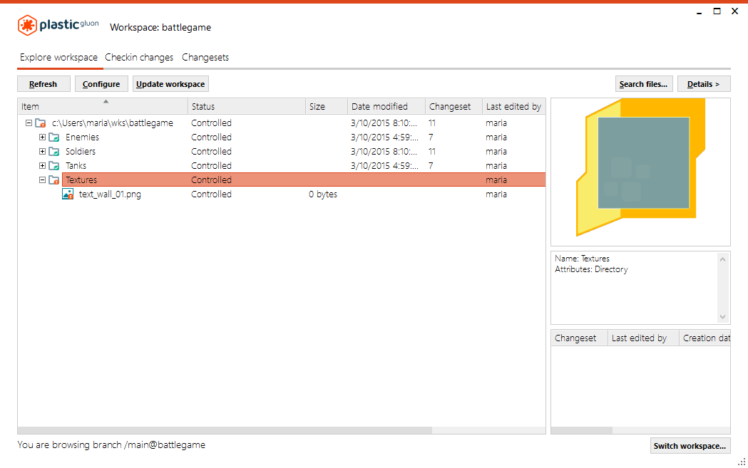 Added directory tree to source control