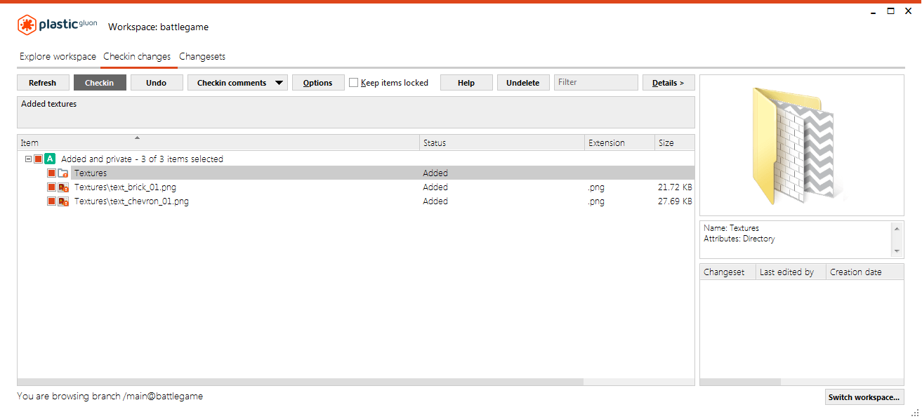 Adding private items