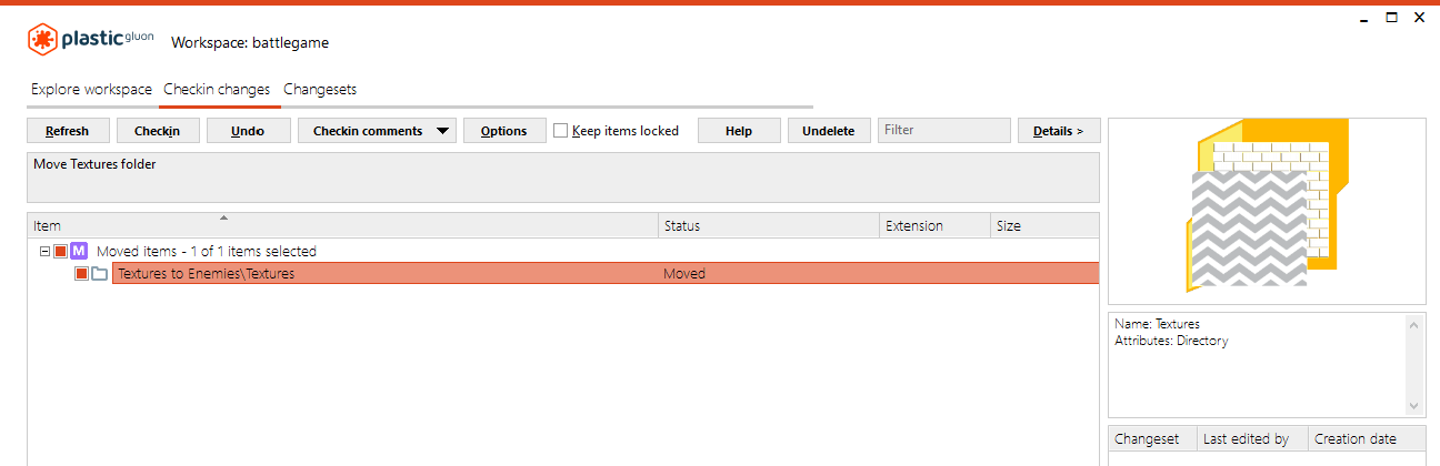 Moved folder - Checkin