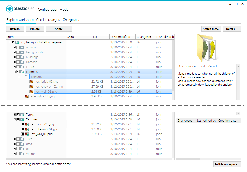 New folder structure
