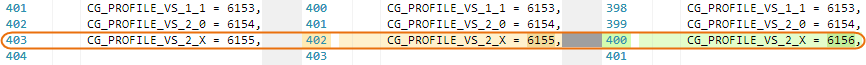 Change blocks -- automatic merging