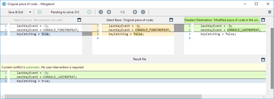 Xmerge conflict sub-merge window