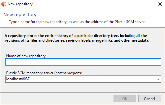 New repository window