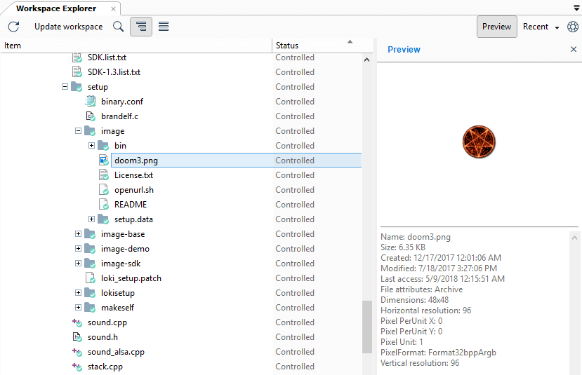 Preview Window