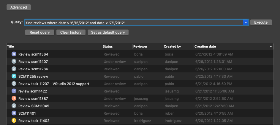 Plastic SCM GUI - macOS - Code Review view