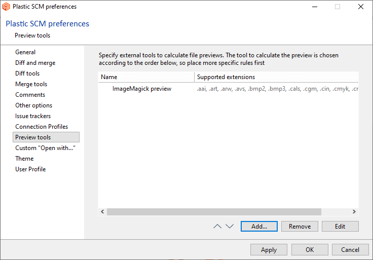 Preview tools