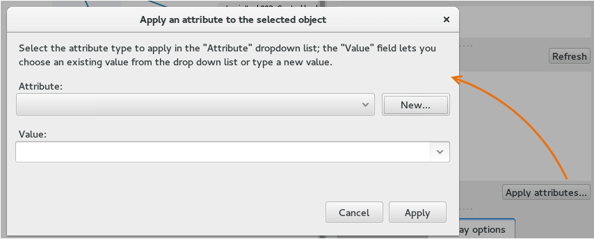 Plastic SCM GUI - Linux - Branch Explorer - Apply attribute
