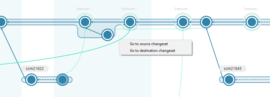 Merge link - Context menu