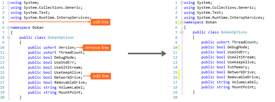 Modifying a file
