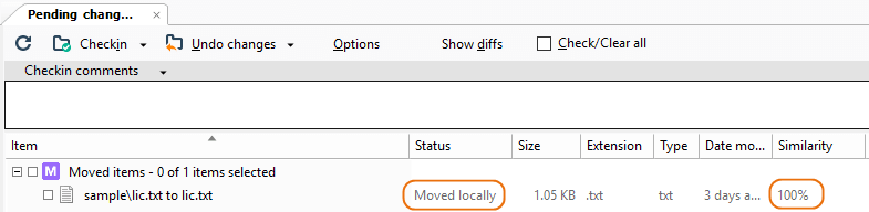 Move a file and detect it