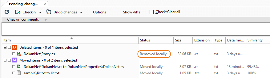 Delete a file