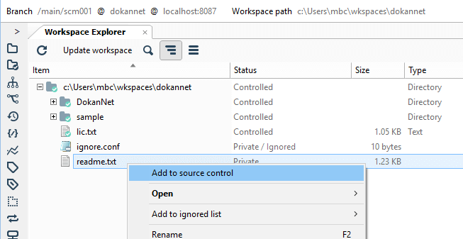 Add a file