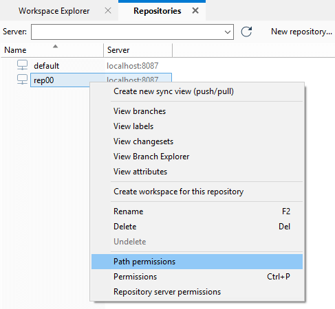 Path permissions