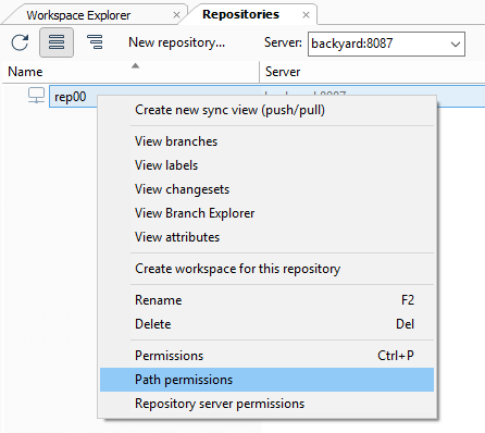 Path permissions