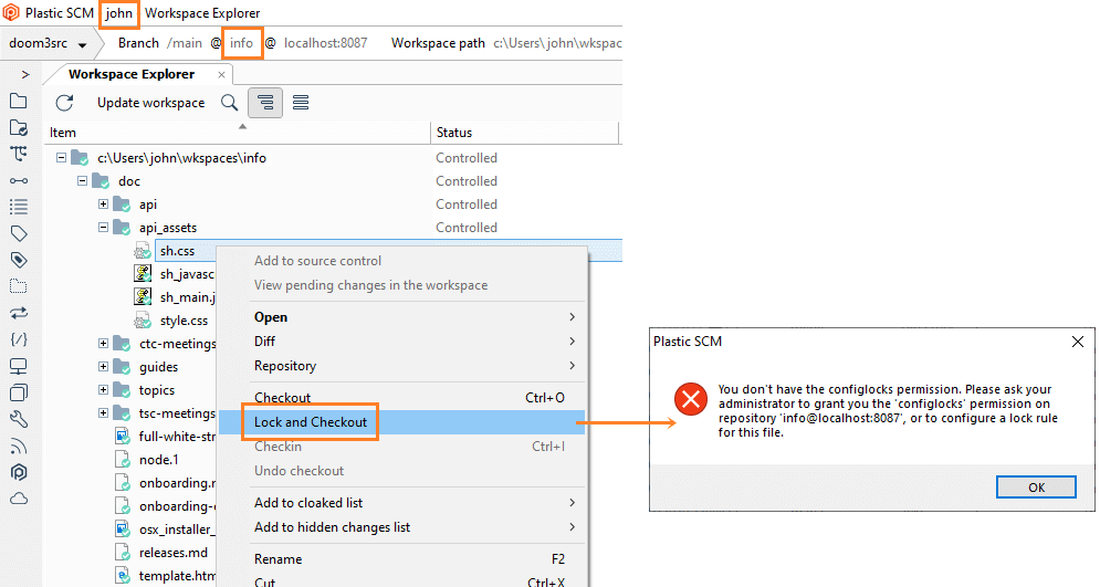 Testers can't add new lock rules in info repository