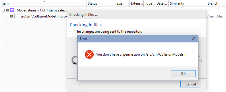 Branch permissions - Deny ci