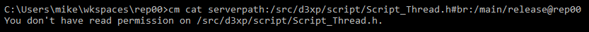 Path permissions - Secured path - Cat - Check