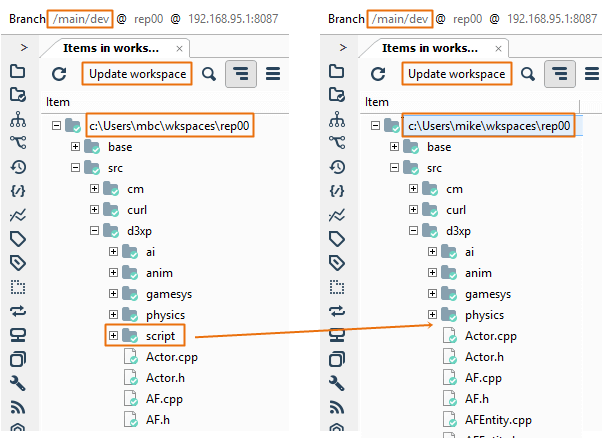 Path permissions - Secured path - Update - Deny read - Check configuration