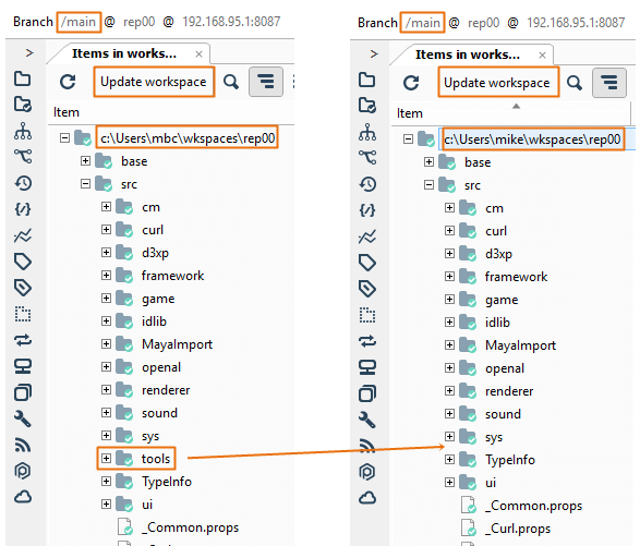 Path permissions - Secured path - Update - Deny read - Check configuration