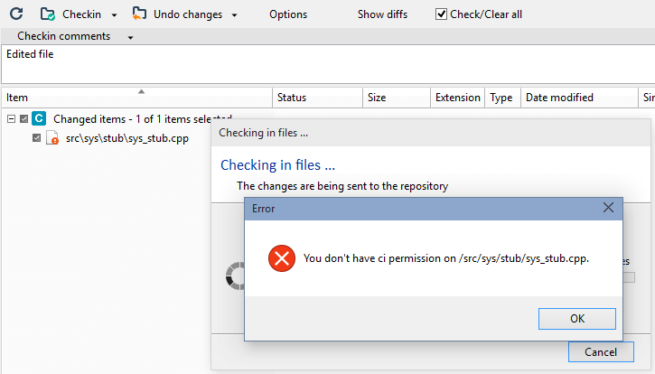 Path permissions - Secured path - Deny