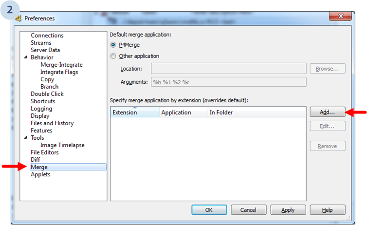 Preferences dialog