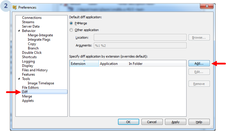 Preferences dialog