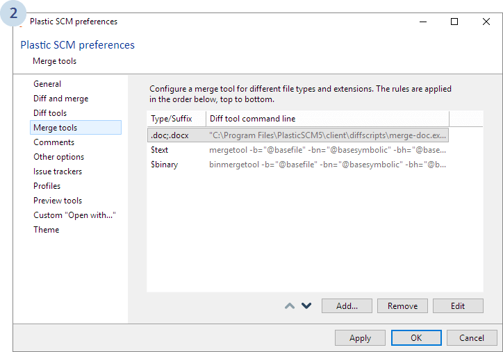 Add Merge Tool