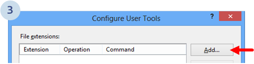Configure User Tools