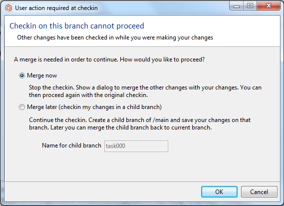 Somebody else checked in changes in your branch