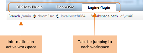 Top-level information in the GUI window