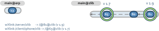 Complex case with multiple xlinks in the same repository
