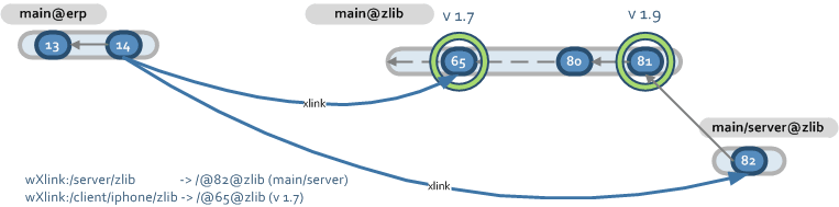 Complex case with multiple xlinks in the same repository - Change